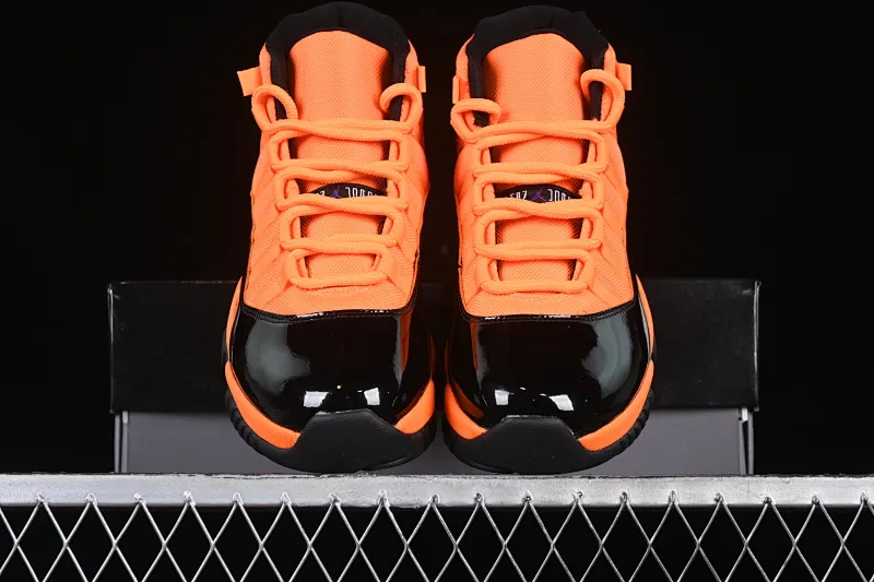 All categories Air Jordan Jordan series basketball shoes Air Jordan 11 Air Jordan 11 Retro AJ11 Joe 11 black orange high-top basketball shoes CT8012-800